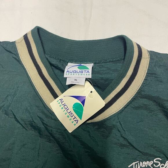 Vintage Augusta Sportswear Windbreaker Crewneck XL, Color Green , 90s Made USA - Picture 3 of 9